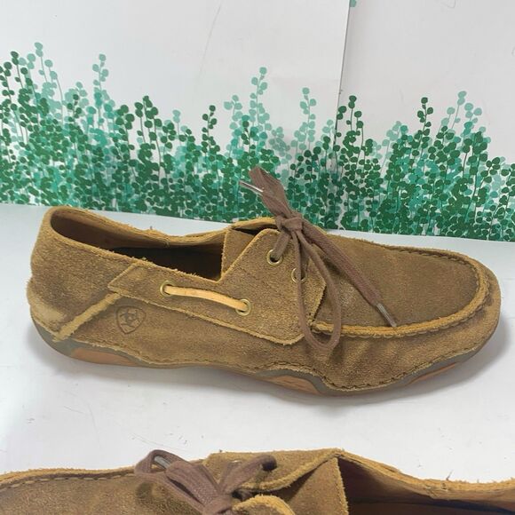 Ariat Gleeson Distressed Leather Tie Mens’s Loafers Size 10.5 US Or 44 EU main image 4